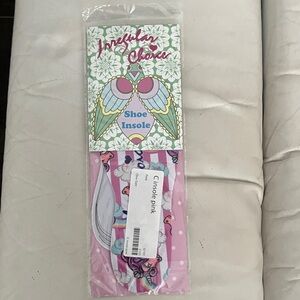 Irregular Choice Pink and Green Shoe Insole